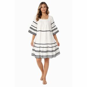Lisa Marie Fernandez x Target Linen Blend RicRac Swingy Dress